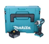 Makita DTW 181 T1J Clé à chocs sans fil 18 V 210 Nm 1/2" sans balais + 1x batterie 5,0 Ah + Makpac - sans chargeur