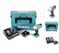 Makita DTW 190 RT1J 18V Li-Ion Boulonneuse à chocs sans fil + Coffret de transport Makpac + 1x Batterie BL 1850 5,0 Ah + Chargeur rapide DC 18 RC