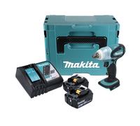 Makita DTW 251 RGJ Clé à choc sans fil 18 V 230 Nm 1/2'' + 2x batterie 6,0 Ah + chargeur + Makpac
