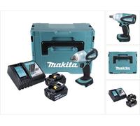 Makita DTW 251 RTJ 18V Boulonneuse à chocs sans fil 230 Nm + Coffret de transport Makpac + 2x Batteries BL1850 5,0 Ah + Chargeur DC18RC
