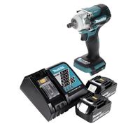 Makita DTW 300 RF Visseuse à chocs sans fil 18 V 330 Nm 1/2" brushless + 2x Batteries 3,0 Ah + Chargeur