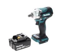 Makita DTW 300 T1 Visseuse à chocs sans fil 18 V 330 Nm 1/2" brushless + 1x Batterie 5,0 Ah - sans chargeur