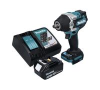 Makita DTW 700 RF1 Visseuse à chocs sans fil 18 V 700 Nm 1/2" XPT Brushless + 1x Batterie 3,0 Ah + Chargeur