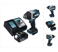 Makita DTW 700 RF1 Visseuse à chocs sans fil 18 V 700 Nm 1/2" XPT Brushless + 1x Batterie 3,0 Ah + Chargeur