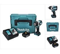 Makita DTW 700 RF1J Visseuse à chocs sans fil 18 V 700 Nm 1/2" XPT Brushless + 1x Batterie 3,0 Ah + Chargeur + Makpac