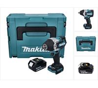 Makita DTW 700 T1J Visseuse à chocs sans fil 18 V 700 Nm 1/2" XPT brushless + 1x Batterie 5,0 Ah + Makpac - sans chargeur
