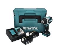 Makita DTW 701 RGJ Clé à choc sans fil 18 V 700 Nm 1/2'' XPT Brushless + 2x batterie 6,0 Ah + chargeur + Makpac