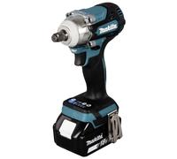 Makita DTW300RTJ Clé à chocs sans fil 330 mA Nm 18 V Nombre d’accus fournis 2 5 Ah + 2 batteries, + chargeur, + mallette