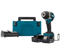 Makita DTW700RTJ Boulonneuse À Chocs Sans-fil - 18V Li-ion - 2 Batteries 5,0 Ah - MAKPAC - 700 Nm - 1/2" - Brushless