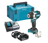 Makita DTW701RTJ Boulonneuse À Chocs Sans-fil - 18V Li-ion - 2 Batteries 5,0 Ah - Mbox - 700 Nm - 1/2" - Brushless