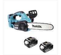 Makita DUC 302 F2 Tronçonneuse d'élagage sans fil 36V 30 cm + 2x Batteries 3,0Ah - sans chargeur