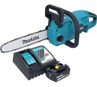 Makita DUC 307 RGX3 Tronçonneuse à chaîne sans fil 18 V 30 cm Brushless + 1x batterie 6,0 Ah + chargeur