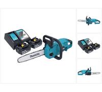 Makita DUC 307 RMX2 tronçonneuse sans fil 18 V 30 cm 7,7 m/s sans balais + 2x batterie rechargeable 4,0 Ah + chargeur