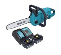 Makita DUC 307 SM2X3 Tronçonneuse à chaîne sans fil 18 V 30 cm Brushless + 2x batterie 4,0 Ah + chargeur