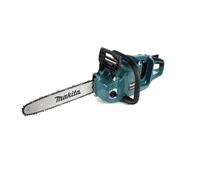 Makita DUC 355 Z Tronçonneuse d'élagage sans fil 36V (2x18V) Brushless 35 cm + Chaîne de tronçonneuse + Guide de chaîne - sans Batteries, sans Chargeur