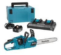 Makita DUC355PT2J Tronçonneuse Sans-fil - 2 X 18V Li-ion - 2 Batteries 5,0 Ah - Mbox - 35 Cm - Brushless