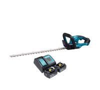 Makita DUH 607 ST2 Taille-haies sans fil 18 V 60 cm + 2x batterie 5,0 Ah + chargeur