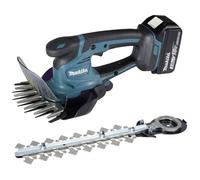 Makita DUM604RFX1 Cisaille à Gazon sans Fil 18 V/3,0 Ah 1 Batterie + Chargeur avec rallonge de poignée avec Rouleau