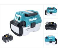 Makita DVC 750 LG1 7,5l Aspirateur Souffleur sans fil LXT 67mbar 7,5l 18V Brushless + 1x Batterie 6,0Ah - sans chargeur