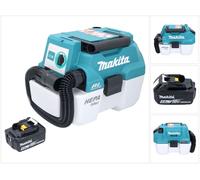 Makita DVC 750 LM1 Aspirateur à batterie LXT 18 V 67 mbar 7,5 l Brushless + 1x batterie 4,0 Ah - sans chargeur