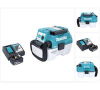 Makita DVC 750 LRM1 Aspirateur à batterie LXT 18 V 67 mbar 7,5 l Brushless + 1x batterie 4,0 Ah + chargeur
