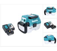 Makita DVC 750 LRT1 Aspirateur à batterie LXT 18 V 67 mbar 7,5 l Brushless + 1x batterie 5,0 Ah + chargeur