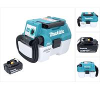 Makita DVC 750 LT1 Aspirateur sans fil LXT 18 V 67 mbar 7,5 l Brushless + 1x batterie 5,0 Ah - sans chargeur