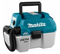 Makita DVC750LZX1 dépoussiéreur Bleu, Blanc 7,5 L 55 W