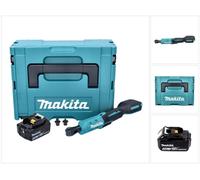 Makita DWR 180 M1J Visseuse à cliquet sans fil 18 V 47,5 Nm 1/4'' 3/8'' + 1x batterie 4,0 Ah + Makpac - sans chargeur