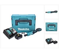 Makita DWR 180 RM1J Visseuse à cliquet sans fil 18 V 47,5 Nm 1/4'' 3/8'' + 1x batterie 4,0 Ah + chargeur + Makpac