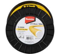 Makita E-02858 Fil nylon Pro 3,0 mm, 168 m, jaune, rond