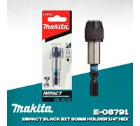 Makita E-08791 Impact noir porte-embout magnétique 60MM 1/4 "poignée hexagonale manchon magnétique lecteur Bit outil accessoires adaptateur E-08791