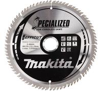 Lame carbure EFFICUT bois pour scies radiales à batterie MAKITA E-08894 216x30mm, 80 dents