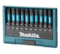 Makita E-12011 Ensemble De Forets À Impact Noir 10 Pièces PH/PZ/T 0423 8734