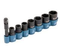 Makita E-12289 Jeu de douilles 1/4" 8 pièces