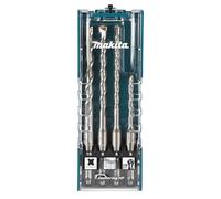 Makita E-13596 Jeu de forets spiralés pour pierre 4 pièces 5 mm, 6 mm, 8 mm, 10 mm SDS-Plus 1 set