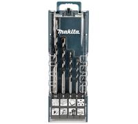 Makita E-14255 carbure de tungstène Jeu de forets polyvalents 5 pièces 4 mm, 5 mm, 6 mm, 8 mm, 10