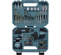 Makita E-15095 60 pièces Assortiment de forets et dembouts métal, Pierre, Béton, bois, Brique 3 mm, 4 mm, 5 mm, 6 mm, 8 mm, 16 mm, 22 mm