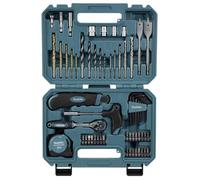 Makita Kit d'outils E-15095 – 60 pièces, forets et embouts métal/pierre/béton/bois