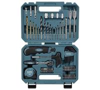 Makita Kit d'outils E-15095 – 60 pièces, forets et embouts métal/pierre/béton/bois