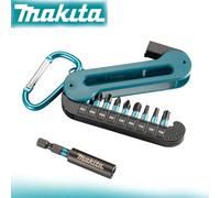 Makita E-15849 25mm Impact noir tournevis jeu d'embouts 10 pièces pilote électrique forets manchon porte-clés outils électriques accessoires E-15849