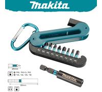 Makita E-15849 jeu d'embouts de tournevis 10 pièces embouts de tournevis électrique hexagonaux manchon magnétique PH1 PH2 PH3 T15 T20 T25 T30 E-15849