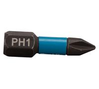 MAKITA embout de torsion 1/4" IMPACT BLACK PH1, 25 mm 2 pcs B-63600