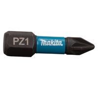 Makita B-63638 Embouts Impact Black 25 mm POZIDRIV (PZ), Hexa 1/4''