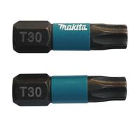 MAKITA embout de torsion 1/4" IMPACT NOIR T30, 25 mm 2 pcs B-63694