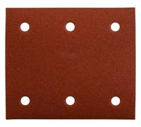 Makita Feuilles rectangulaires abrasives 114x102 mm - 3 + 3 trous - Auto-agrippant - P-33146