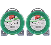 Makita Fil nylon Trèfle torsadé MAKITA 2 mm x 30 m - E-01775 (Lot de 2)