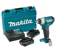 Boulonneuse à chocs 12V 2x2 Ah Li-Ion CXT 1/2 avec coffret TW141DSAE Makita