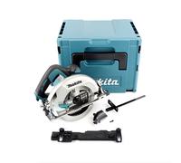 Makita HS 7601 J 1200 W Scie circulaire électrique + Coffret Makpac + Lame de scie MForce de 190 mm + Adaptateur de rail de guidage Makita C