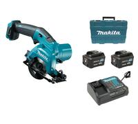 Makita HS301DSME Scie circulaire à batteries 10.8V Li-Ion set (2x batterie 4,0Ah) dans coffret - 85mm